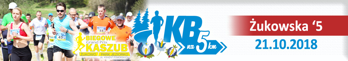 Żukowska '5 - KB na 5 km, Biegowe GPX Kaszub